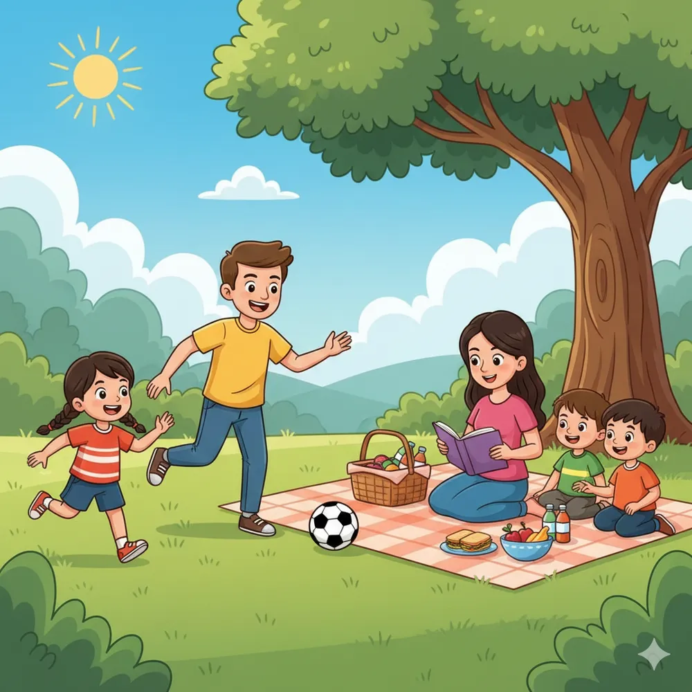 يوم مع عائلتي