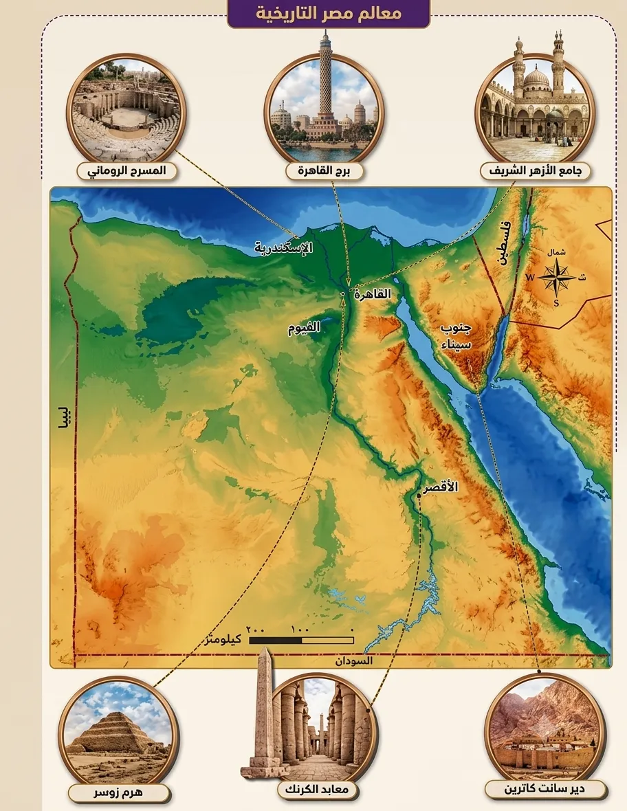 معالم مصر التاريخية