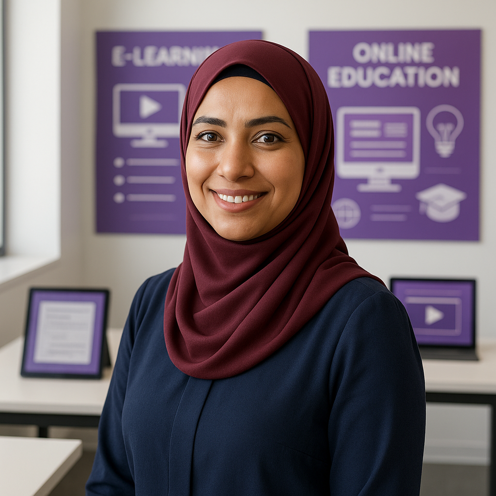 صورة المعلمة سارة أحمد