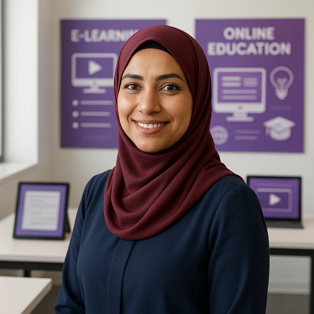 صورة المعلمة سارة أحمد