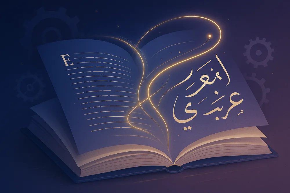 صورة توضيحية لمهارات الترجمة بين اللغتين الإنجليزية والعربية